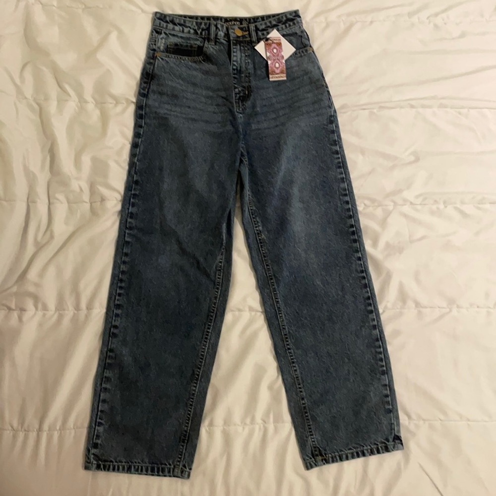 Wide leg jeans